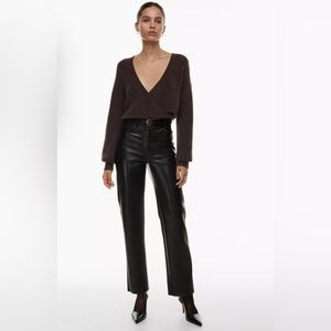 NWOT Aritzia Melina Pant in Black